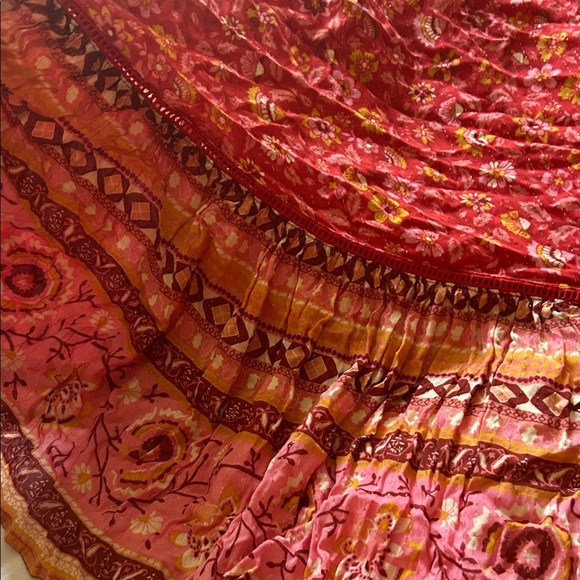 Spell & The Gypsy Floral Red Spaghetti Strap Dress - Picture 4 of 7